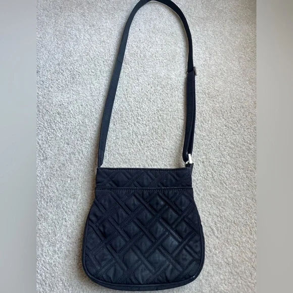 Vera Bradley Quilted Black Crossbody Bag - Picture 4 of 6